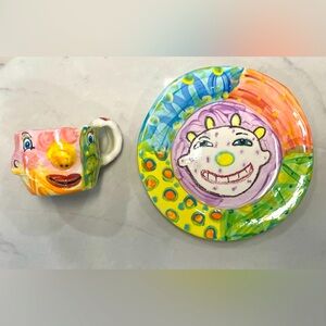 Vintage Laurel Izard and Edwin Shelton -One of A Kind Whimsical Pottery